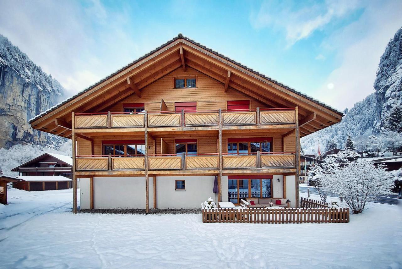 Apartment Breithorn - Charming Home - Free Parking & Wifi Лаутербрунен Екстериор снимка